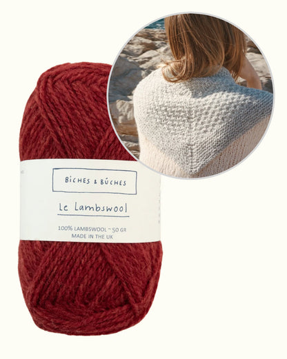 River Shawl | wunderschönes kleines Tuch aus Le Lambswool von Biches & Bûches