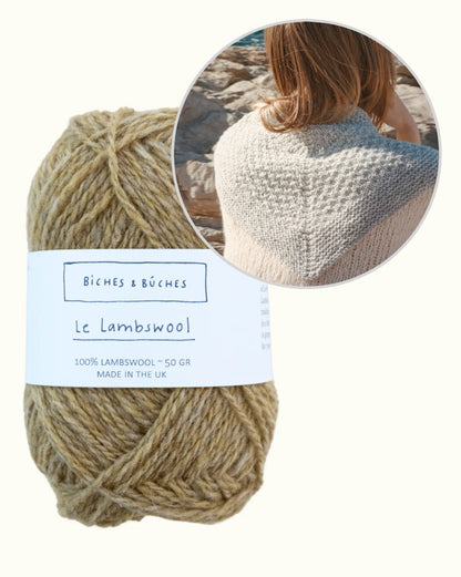 River Shawl | wunderschönes kleines Tuch aus Le Lambswool von Biches & Bûches
