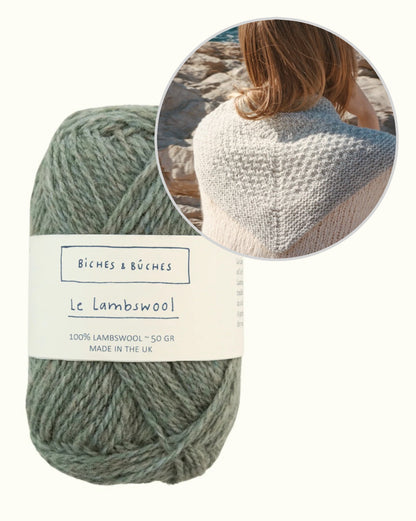 River Shawl | wunderschönes kleines Tuch aus Le Lambswool von Biches & Bûches