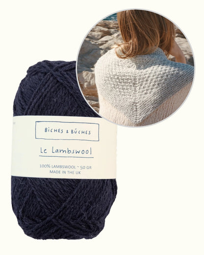 River Shawl | wunderschönes kleines Tuch aus Le Lambswool von Biches & Bûches