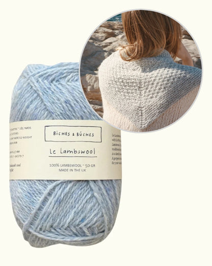 River Shawl | wunderschönes kleines Tuch aus Le Lambswool von Biches & Bûches