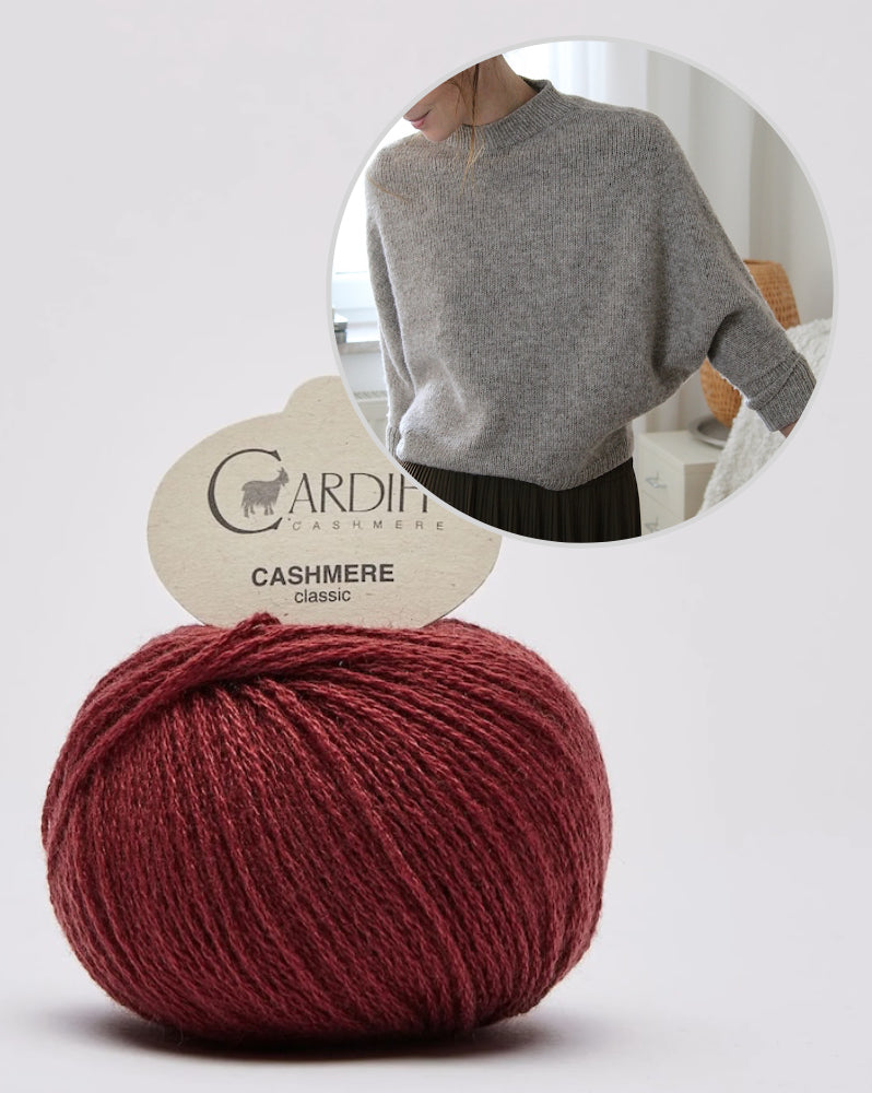 Pull Robin | élégant pull en cachemire confectionné en Classic Cashmere de Cardiff