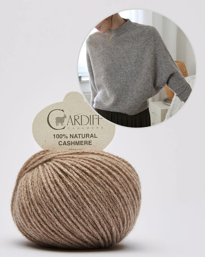 Pull Robin | élégant pull en cachemire confectionné en Classic Cashmere de Cardiff