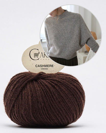 Pull Robin | élégant pull en cachemire confectionné en Classic Cashmere de Cardiff
