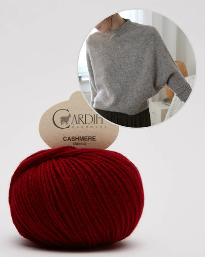 Pull Robin | élégant pull en cachemire confectionné en Classic Cashmere de Cardiff