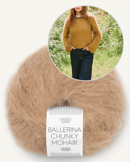 Pull Rookie | hyper facile en Ballerina Chunky Mohair - 2507 DIY