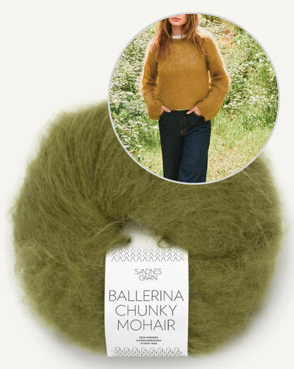 Pull Rookie | hyper facile en Ballerina Chunky Mohair - 2507 DIY