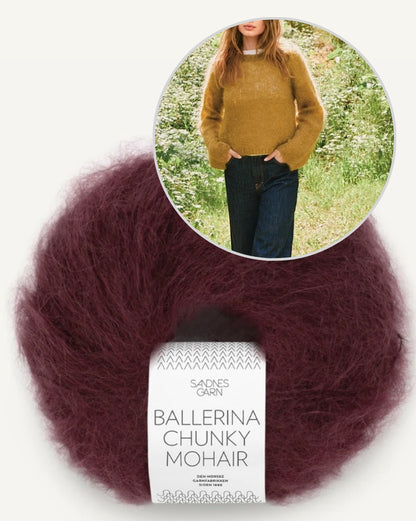 Pull Rookie | hyper facile en Ballerina Chunky Mohair - 2507 DIY