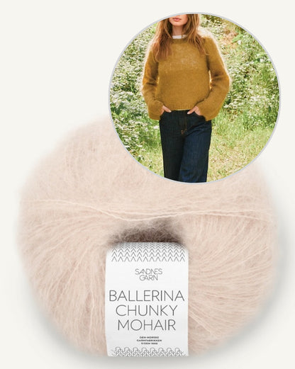 Pull Rookie | hyper facile en Ballerina Chunky Mohair - 2507 DIY