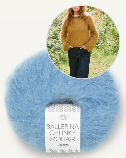 Pull Rookie | hyper facile en Ballerina Chunky Mohair - 2507 DIY
