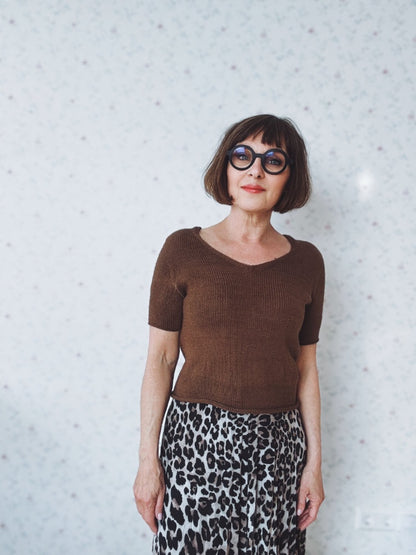 rosa p. Uukii Shirt mit Line von Sandnes Garn 5