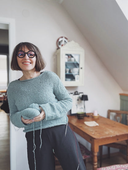 Uukii Sweater | schlichter Basic Pullover aus Semilla Melange und Svala von BC Garn
