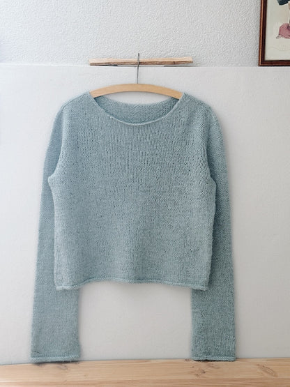 Uukii Sweater | schlichter Basic Pullover aus Semilla Melange und Svala von BC Garn