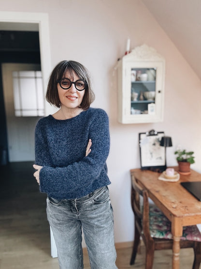 Uukii Sweater | schlichter Basic Pullover aus Semilla Melange und Svala von BC Garn