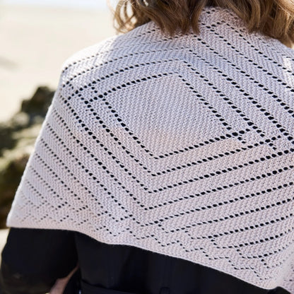 Tuch Miran | léger et spontané en Cheeky Merino Joy de Rosy Green Wool