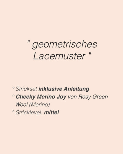Tuch Miran | léger et spontané en Cheeky Merino Joy de Rosy Green Wool
