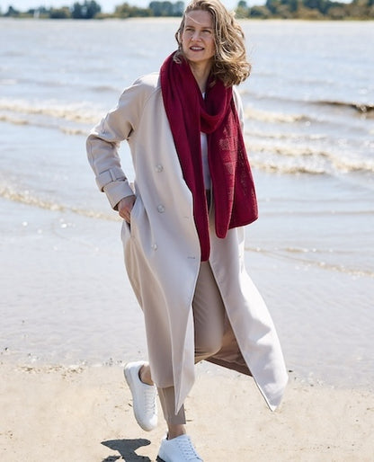 Rosy Green Wool, Sagesse Schal mit Lovely Merino Treat 3
