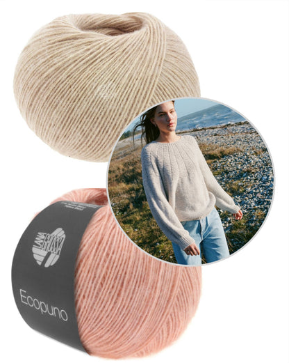 Nordic Knits Rundpassenpullover mit Ecopuno von ana Grossa 11