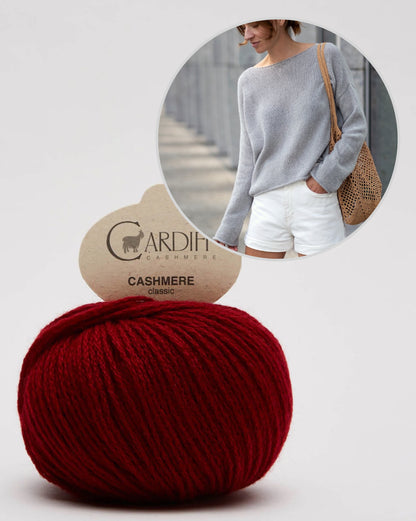 Pull Sabai – Cachemire | extrêmement doux et super léger en cachemire classique de Cardiff