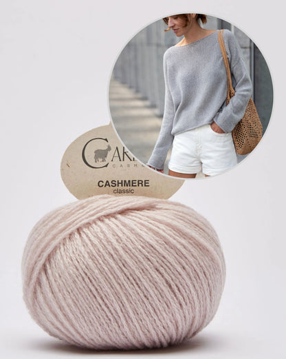 Pull Sabai – Cachemire | extrêmement doux et super léger en cachemire classique de Cardiff