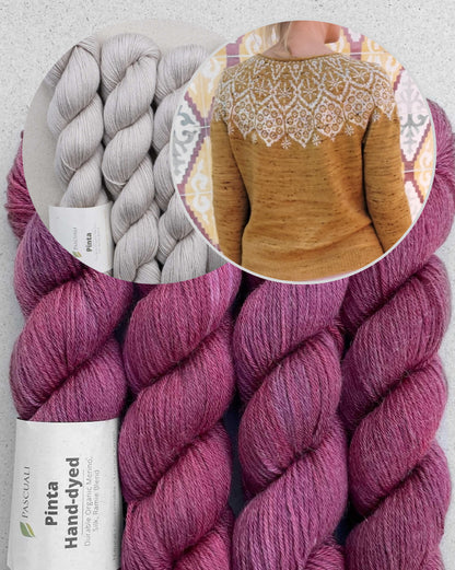 Sagittarii Sweater | romantically fine pattern from Pinta by Pascuali