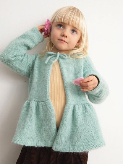Vienna Cardigan Kids | playful jacket made from Sunday and Tynn Silk Mohair by Sandnes Garn