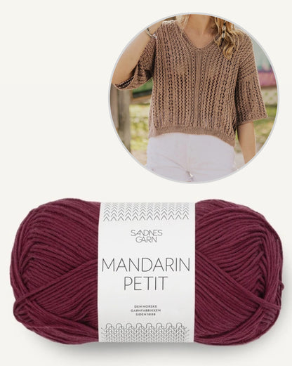 April Blouse | beachy shirt from Mandarin Petit by Sandnes Garn