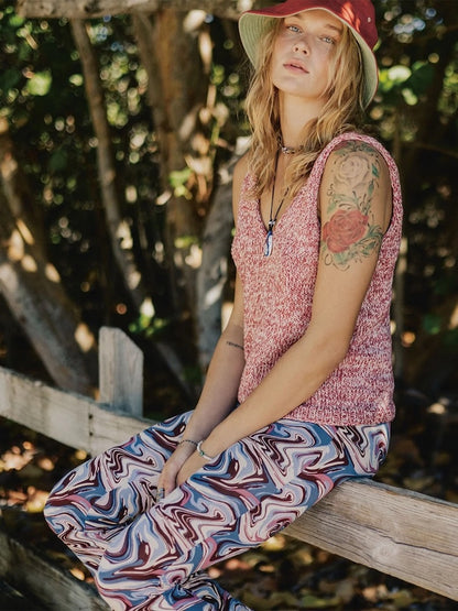Coral Top | simple and quick made from three strands of Tynn Line by Sandnes Garn