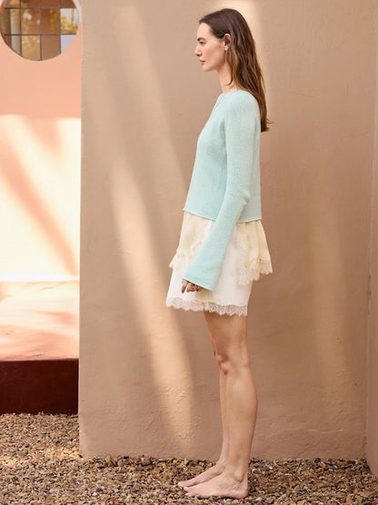 Lyra Sweater Summer | Blouse d'été basique en lin de Sandnes Garn