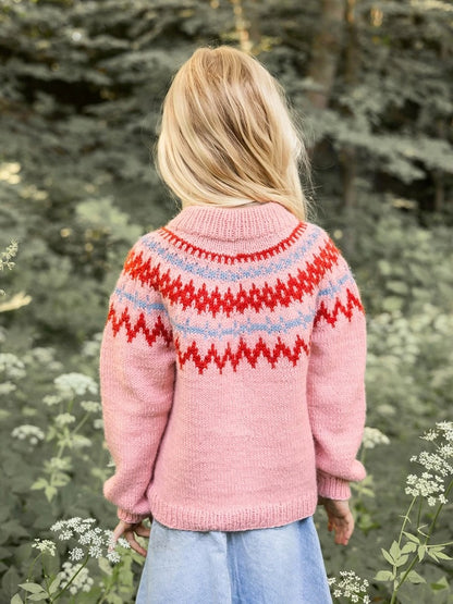 Sandnes Kollektion 2411 Polar Light Kinderpullover mit Alpakka Ull von Sandnes Garn 4