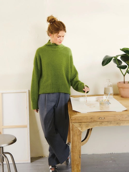Mindy Sweater | pull confortable en Sunday et Tynn Silk Mohair