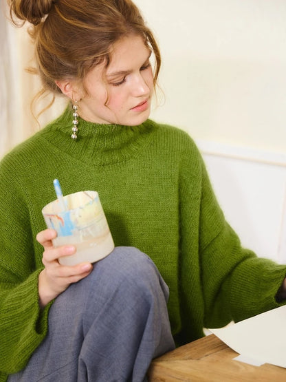 Mindy Sweater | pull confortable en Sunday et Tynn Silk Mohair