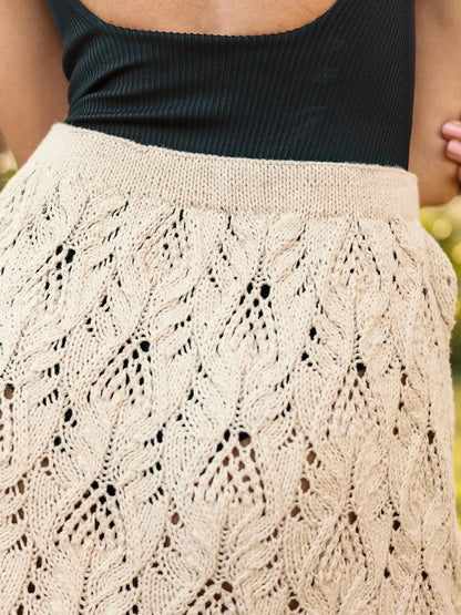 Jupe d'été courte | jupe courte en Mandarin Petit et Tynn Line avec un motif enchanteur