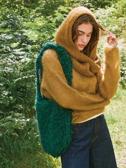 Boho Taske | hæklet af børstet Alpakka fra Sandnes Garn 2507 - DIY