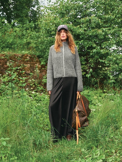 Tia Zipper Jacket | zeitlos cool aus Sunday und Tynn Silk Mohair von Sandnes - 2507 DIY