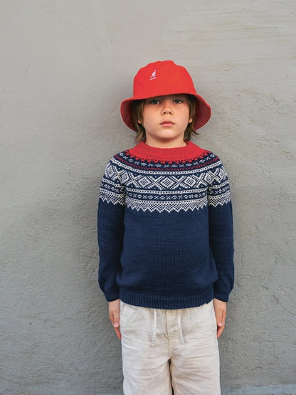 Marius Genser Junior - très doux | motif classique en Babyull Lanett de Sandnes Garn