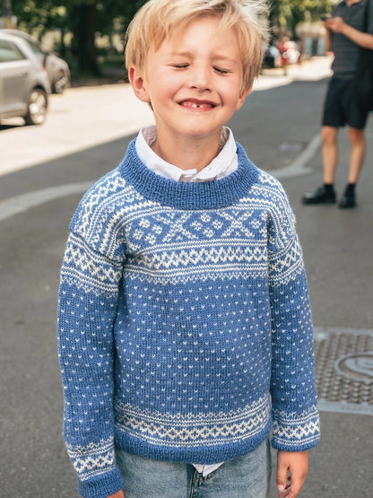 Setesdal Genser Junior - leicht und robust | aus Tynn Peer Gynt von Sandnes Garn