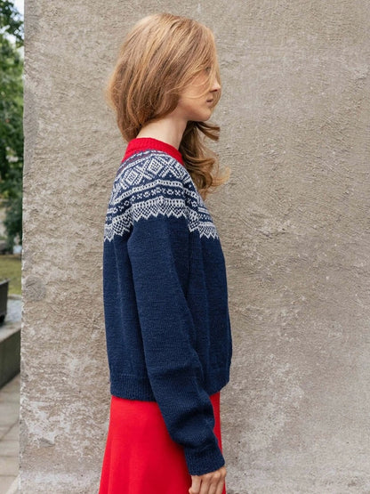 Marius Genser pour femme - trois couleurs | un look classique en Tynn Peer Gynt de Sandnes Garn