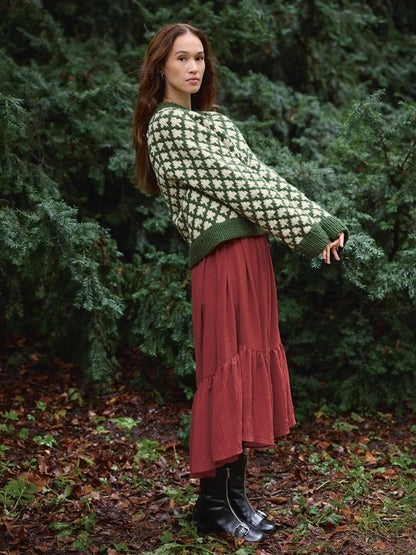 Pull de Noël | douillet et festif en Fritidsgarn de Sandnes Garn