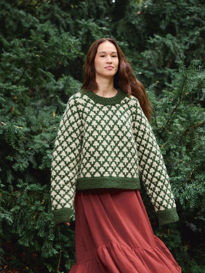 Pull de Noël | douillet et festif en Fritidsgarn de Sandnes Garn
