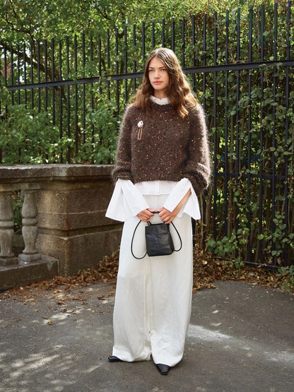 Rookie Sweater | for festive sparkling moments from Sequin and Ballerina Chunky Mohair by Sandnes Garn