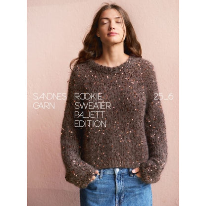 Rookie Sweater | for festive sparkling moments from Sequin and Ballerina Chunky Mohair by Sandnes Garn