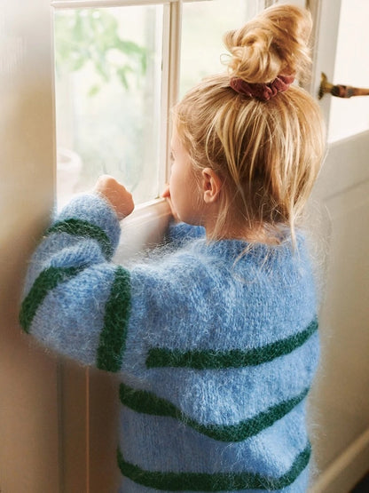 Skye Sweater Kids | also for beginners from Ballerina Chunky Mohair and Kos