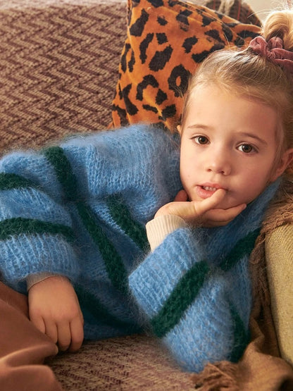 Skye Sweater Kids | also for beginners from Ballerina Chunky Mohair and Kos