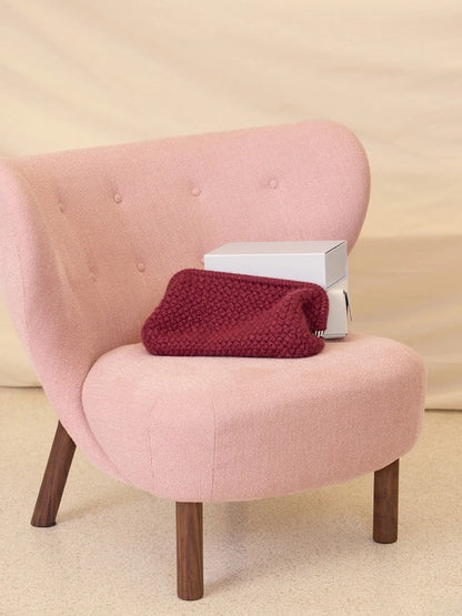 Pochette basket | motif crocheté en Double Sunday et Tynn Silk Mohair de Sandnes Garn