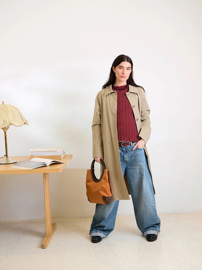 Elva Sweater | pull côtelé fin en Sunday et Tynn Silk Mohair de Sandnes Garn