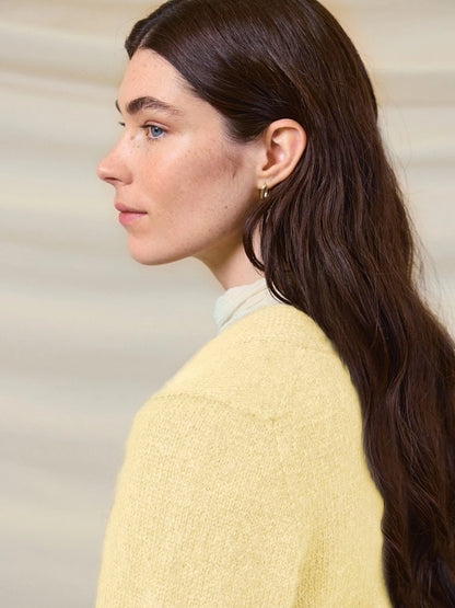 Ember Cardigan | Veste classique en Alpakka Ull et Tynn Silk Mohair de Sandnes Garn