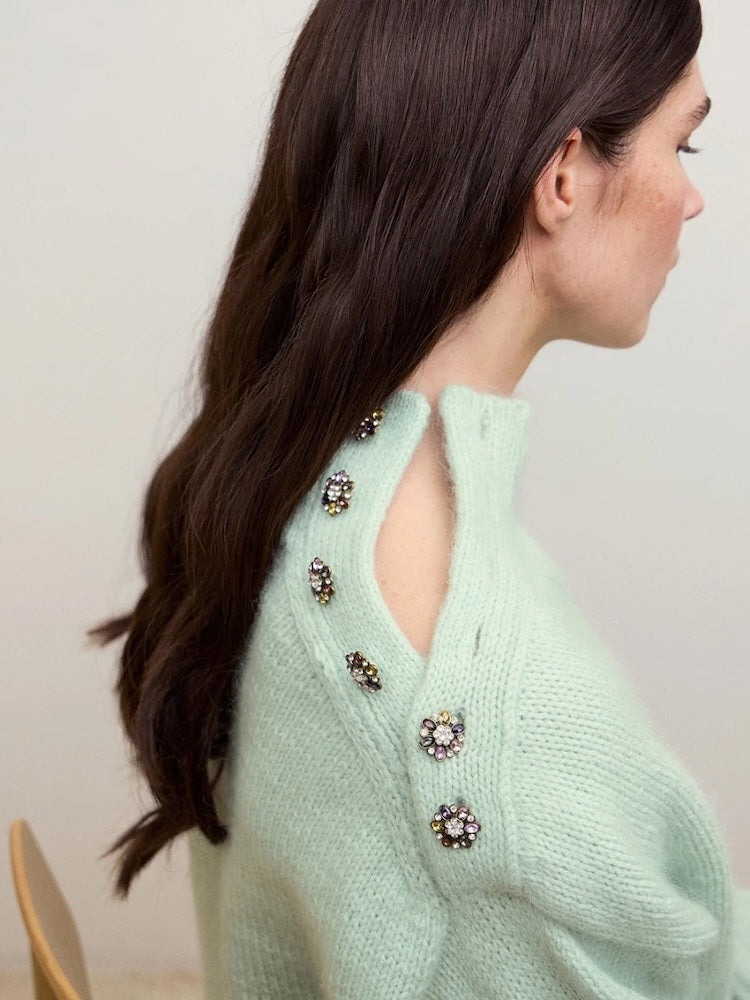 Mina Sweater | pull oversize décontracté en Double Sunday et Tynn Silk Mohair de Sandnes Garn