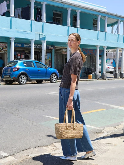 Elva Tee | airy ribbed shirt made from Line by Sandnes Garn