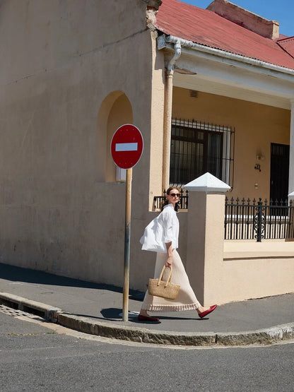 Robe longue Roselyn | Maxi-robe décontractée en lin de Sandnes Garn